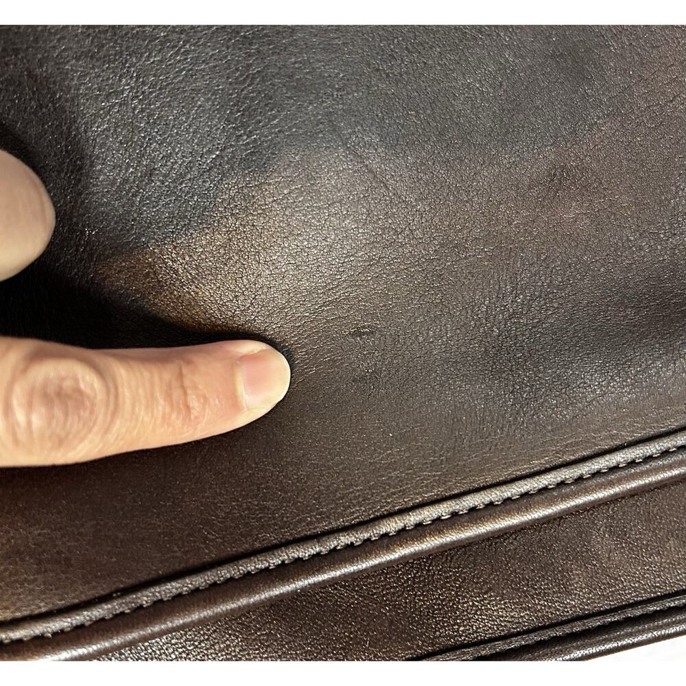 VTG Coach Metropolitan Briefcase Brown Leather Messenger Bag Classic Work Bag - Picture 9 of 9